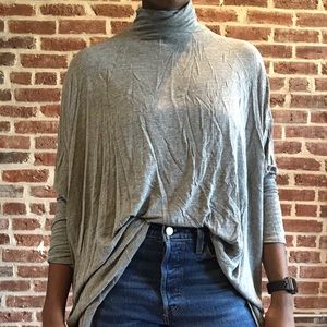 Free People Long Sleeve Turtle Neck T-shirt Size M